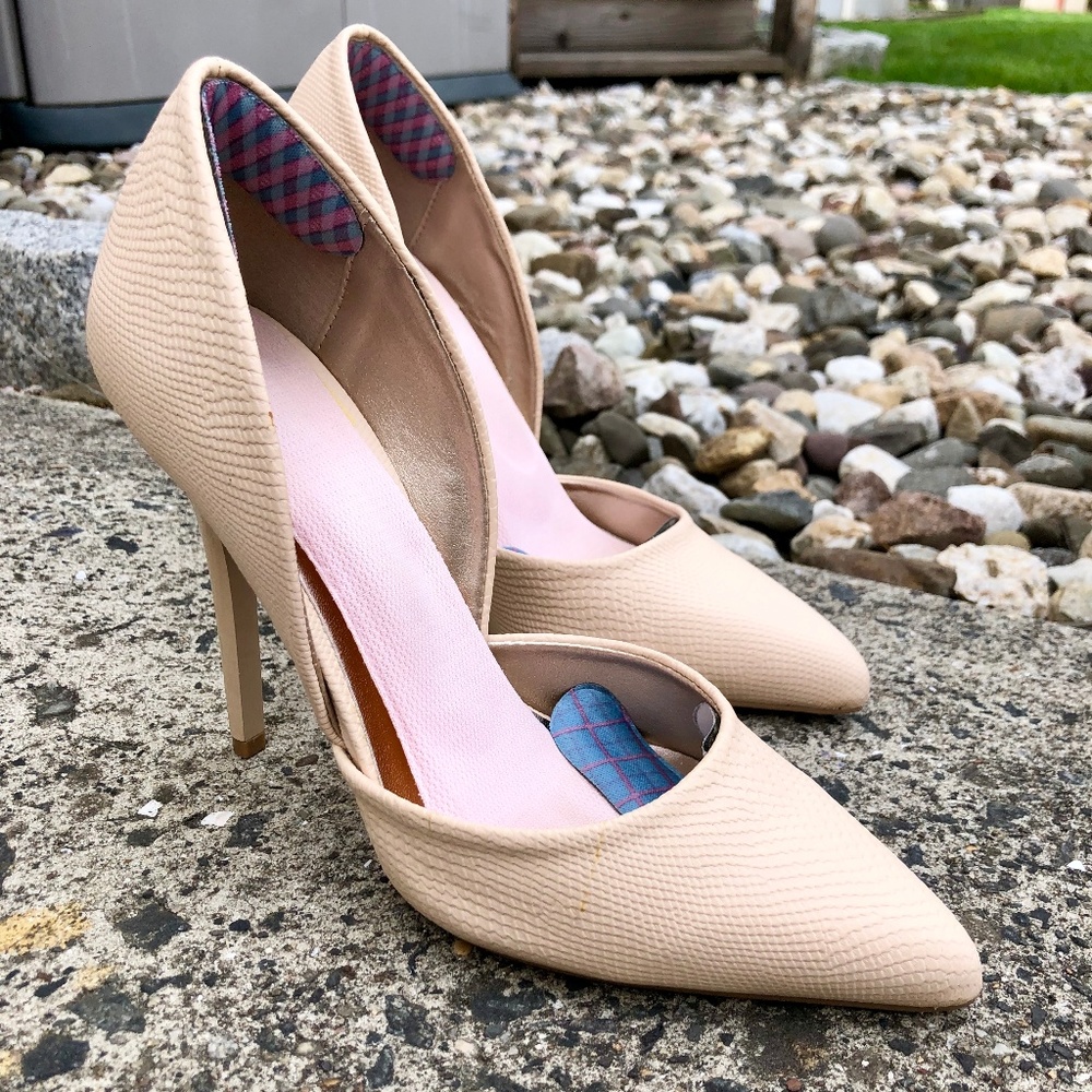 Nude Point Heels